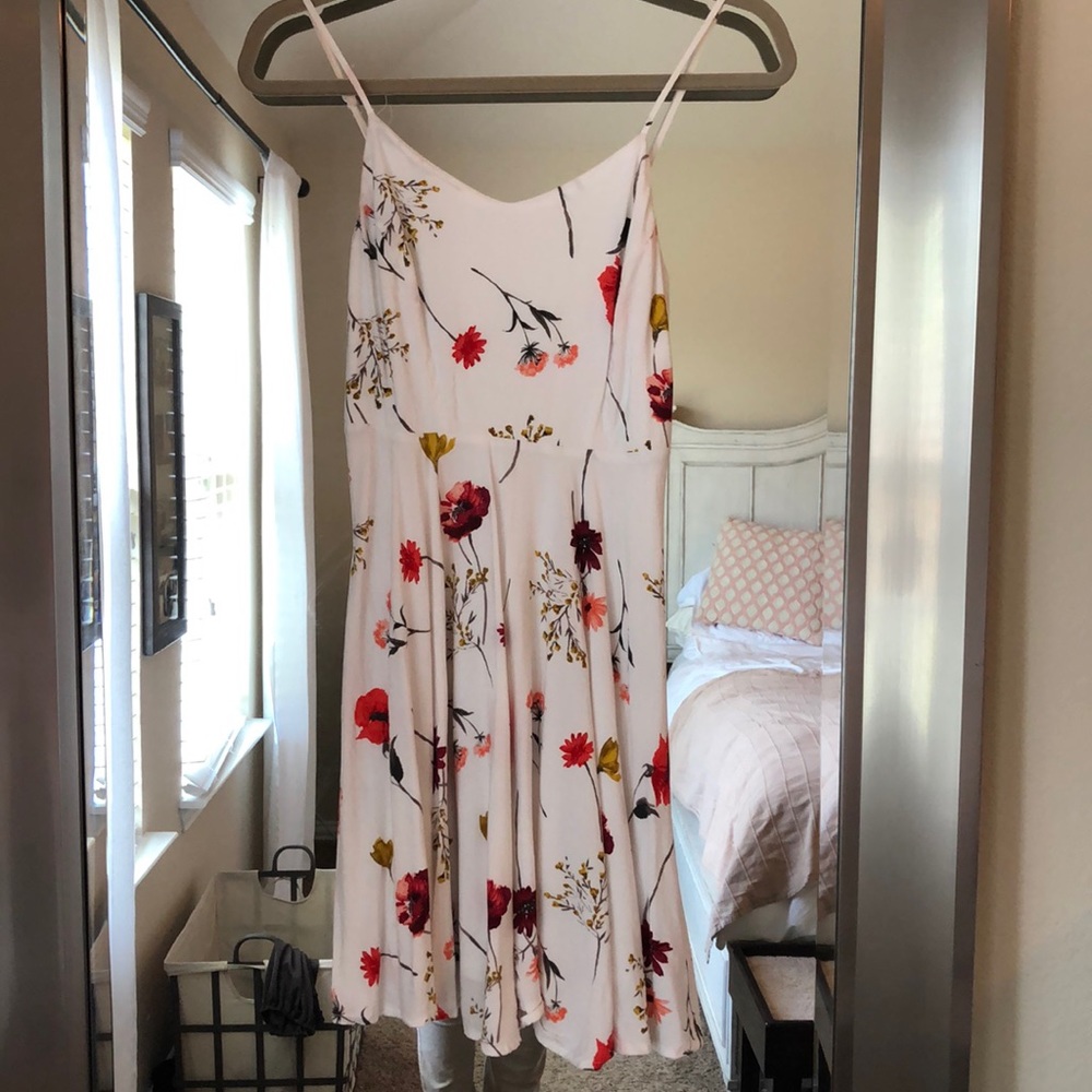 White Floral Dress
